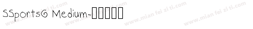 SSportsG Medium字体转换